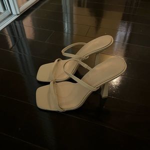 Beige Princess Polly Heels